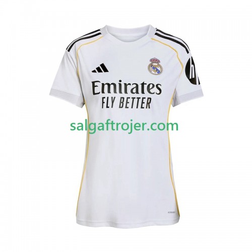 Real Madrid Fodboldtrøjer Dame Hjemmebanesæt 2025/26 Kort ærmer Real Madrid Fodboldtrøjer Dame Hjemmebanesæt 2025/26 Kort ærmer